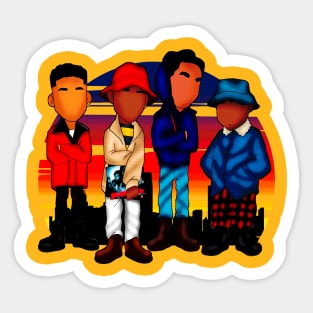 Dots - Juice 90s Retro movie Sticker
